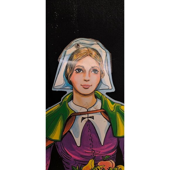 Vintage 1970s Beistle Co Thanksgiving Pilgrim Turkey Die Cuts - Picture 2 of 16